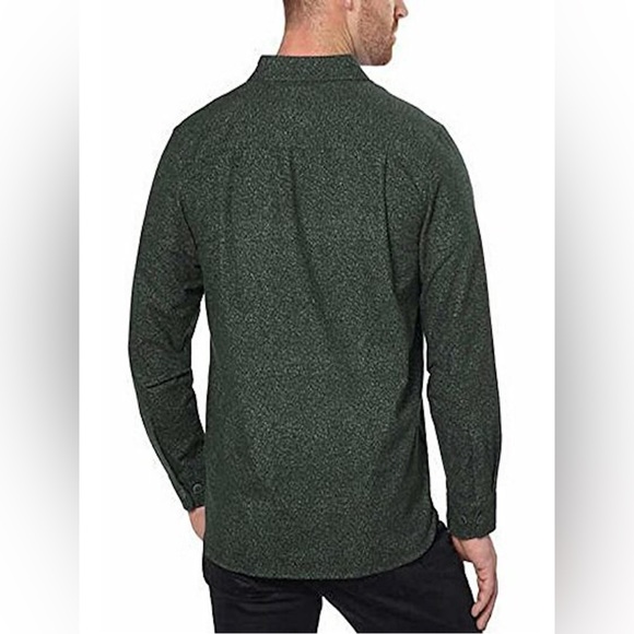 Freedom Foundry Mens Chamois Green Flannel Button Down Shirt size XL - Picture 7 of 12